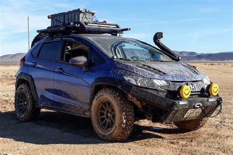 A Lifted Honda Fit Like No Other Battlewagon For Off Road Adventures