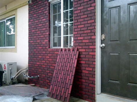 How To Install Exterior Faux Brick Panels