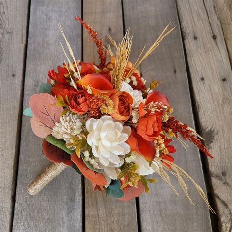 Sola Wood Flowers Fall Wood Flower Bouquet With Calla Lilies Etsy
