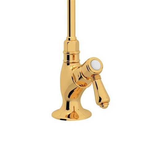 12 excellent kitchen faucets merging utility and style. Rohl Country Kitchen Inca Brass 1-Handle Deck-Mount High ...