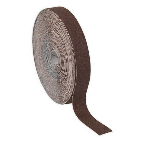 Emery Cloth Roll Brown Engineers Quality 25mm 80 And 120 Grit