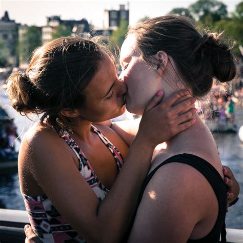 Lesbian Kiss Amsterdam Gay Pride Alex Proimos Flickr