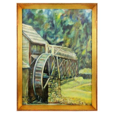 Grist Mill Painting For Sale At 1stdibs