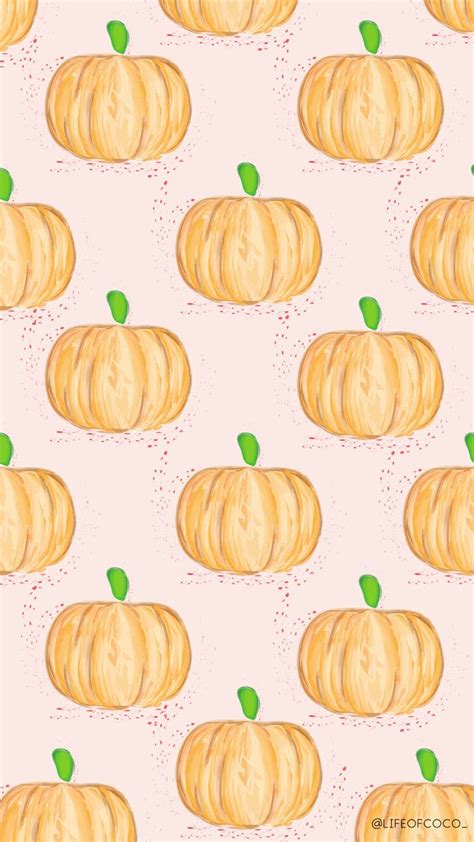 Girly Pumpkin Wallpaper Pumpkin Wallpaper Cute Fall Wallpaper