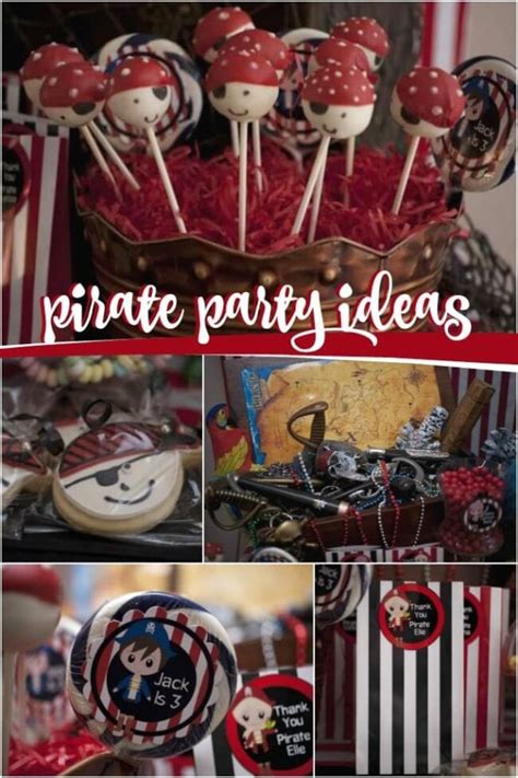 We love when our stencil1 customers share with us what they create using our stencils! A Pirate Party Dessert Table | Spaceships and Laser Beams