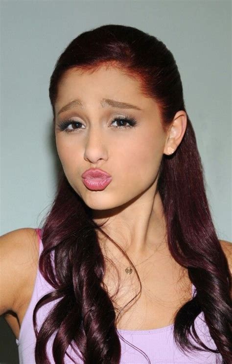 Ariana Grande Duck Face
