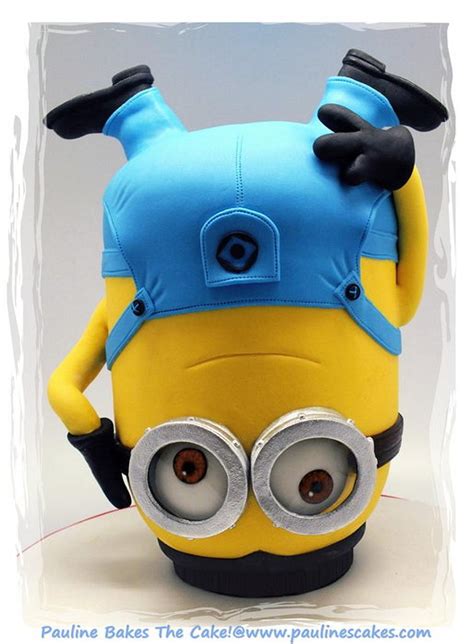 Upside Down Minion Breakdancing Jerry Minion Cake By Cakesdecor