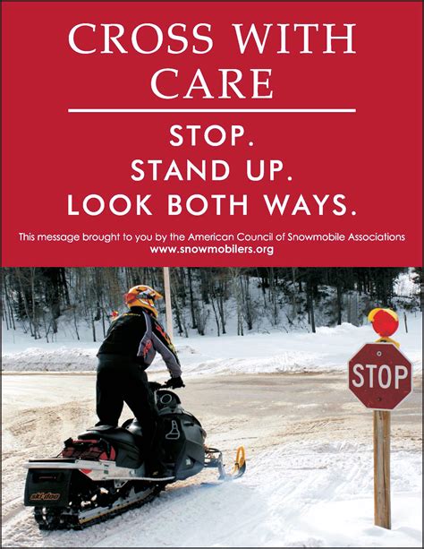 Snowmobiling Along Roads And Railroad Tracks Safe Riders Snowmobile