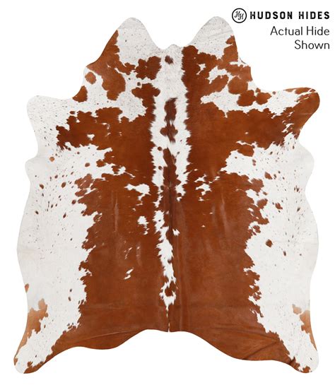 Brown And White Large Brazilian Cowhide Rug 69h X 59w 66723 By Hu