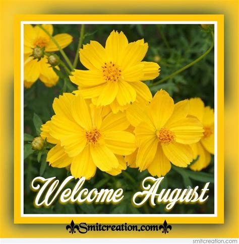 Welcome August - SmitCreation.com