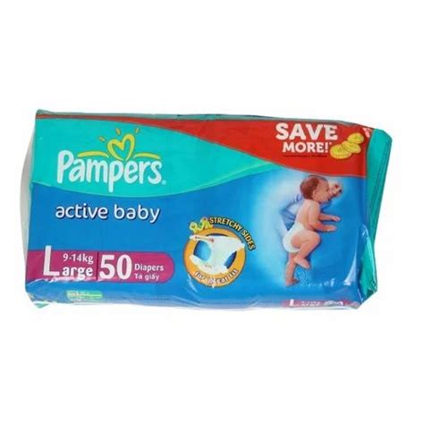 Pampers Active Baby Diapers L9 14kg 50pcs At Best Price In Surat