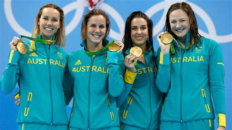 Rio Olympics 2016 Australias Women Win Gold In World Record Time In
