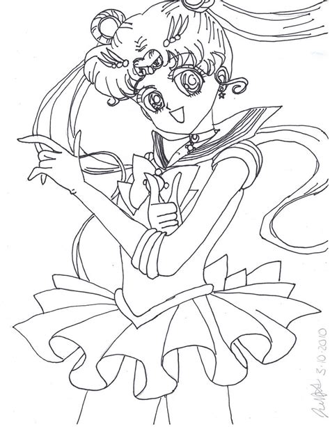 Sailor Moon Lineart By Sailor Phoenix93 On Deviantart