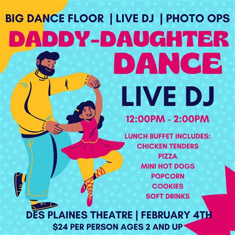 Valentines Daddy Daughter Dance Des Plaines Theatre