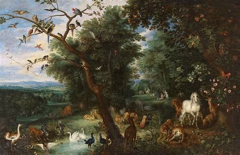 Hd Wallpaper Picture Mythology Jan Brueghel The Elder Adam And Eve