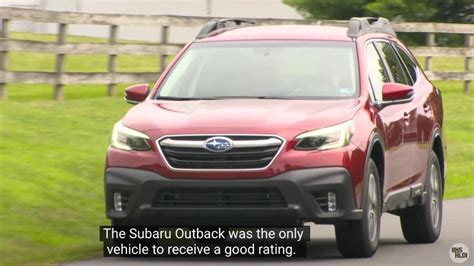 2022 Subaru Outback Is The Best Midsize Car In New Iihs Side Crash Test