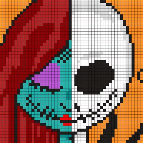 It's time to change all that in this game. ?Jack Skellington Pixel Art? | Minecraft Amino