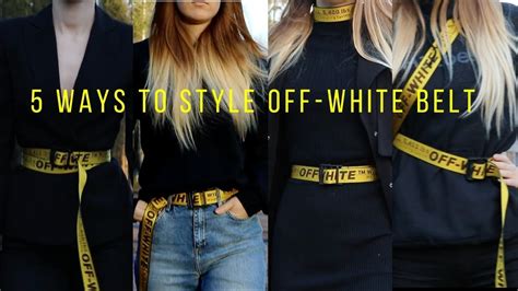 Off White Belt Mens Outfit