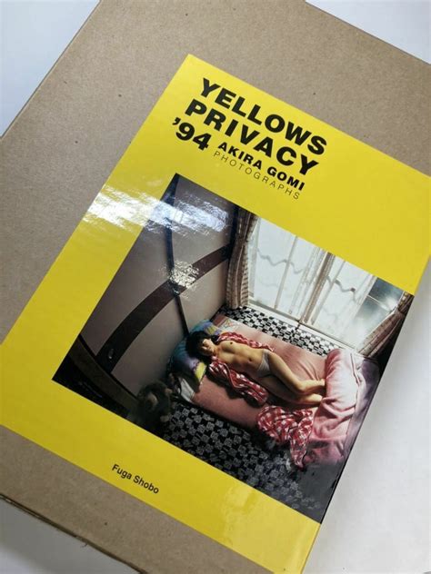 Akira Gomi Yellows Privacy Japanese Photobook Hb With Slipcase Ebay