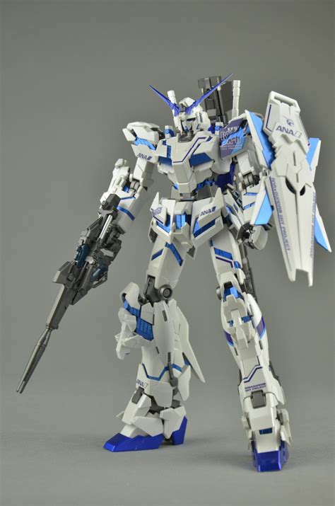 Mg 1100 Rx 0 Unicorn Gundam Ana Sky Project Painted Build W