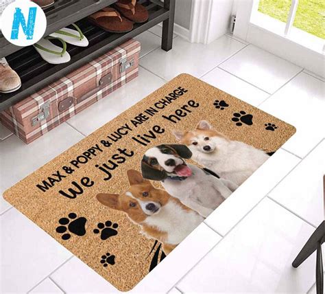 Dog Doormat Funny Personalized Dog Doormat Photorug Etsy