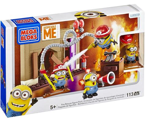 Mega Bloks Despicable Me Minion Made Fire Rescue Set 94816 Toywiz