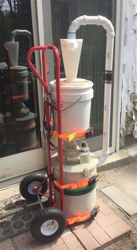 Portable Cyclone Vacuum Dust Collector Diy Shop Dust Collection
