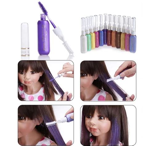 Buy Joyous 2018 New 12 Colors Non Toxic Temporary Hair Dye Mascara Hair Dyeing