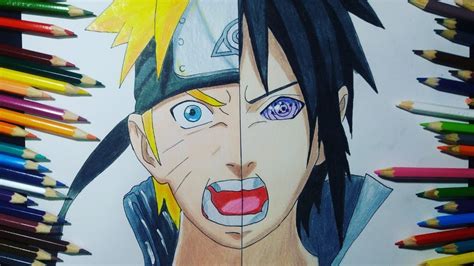 Naruto E Sasuke Desenho