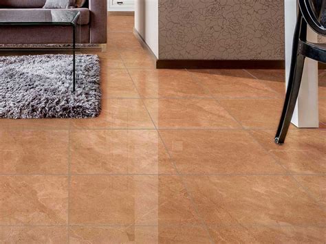 Palala Rust Shiny Ceramic Floor Tile 350 X 350mm