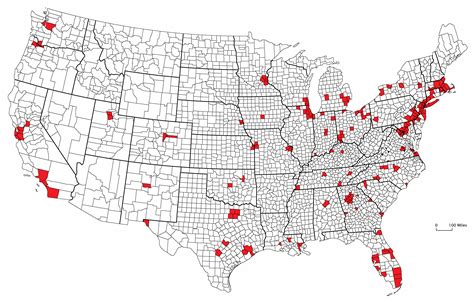 For printed copy of our map email or call us using the information on our contact page. A different take on the "Half of the US lives in these ...