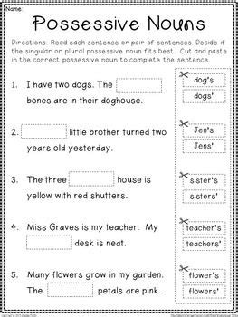 To form a possessive, we add an apostrophe and s at the end of the noun. Pin on possessive s