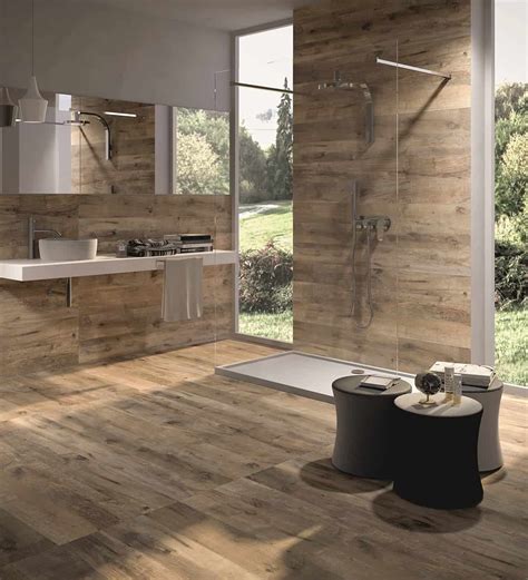 You can make it by choosing the right bathroom tile designs. Wood Look Tile: 17 Distressed, Rustic, Modern Ideas
