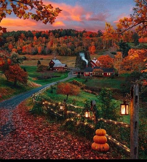 Fall Harvest In 2020 Autumn Scenery Autumn Scenes Woodstock Vermont