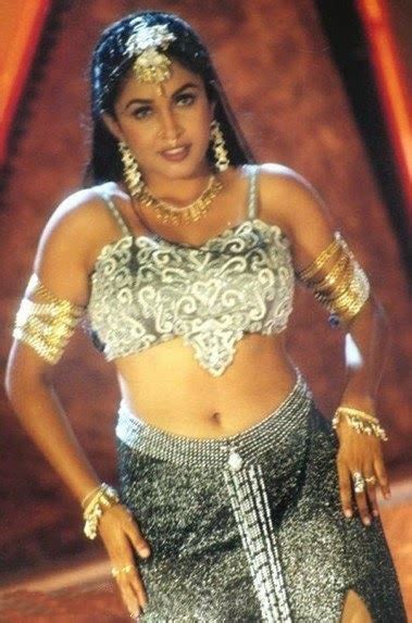 Indian Hot Actress Sexy Ramya Krishna Spicy Hot Navelcleavage And