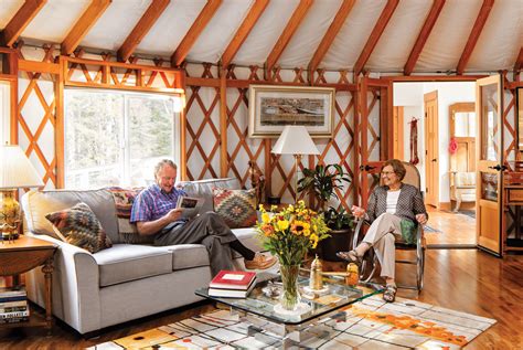 Custom 24 ft rainier yurt for. Maine Yurt Living - Living in the Round | Maine Homes by ...