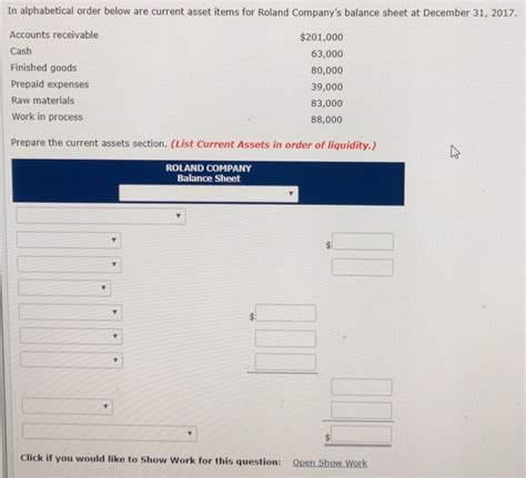 How do i arrange word document items in alphabetical order? Solved: In Alphabetical Order Below Are Current Asset Item ...