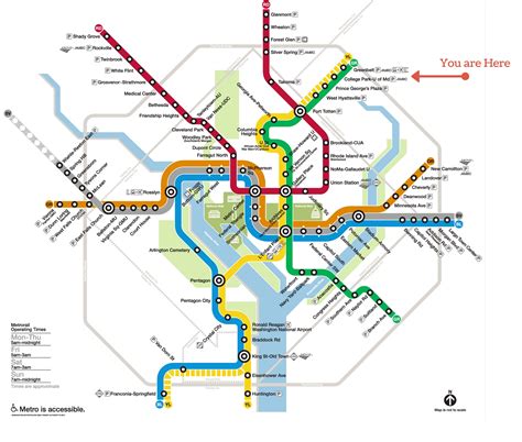 Cherry Hill Park Washington Dc Metro Subway Map