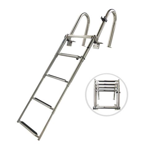 Buy Boat Ladder Pool Ladders Boat Platform Telescoping Boat Ladder 4
