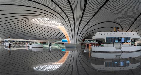 360 Degree Images Reveal Inside Zaha Hadid Architects Beijing Daxing