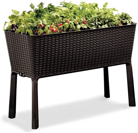 Keter Easy Grow 317 Gallon Raised Garden Bed With Self Watering