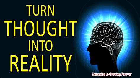 Turn Thought Into Reality Subconscious Mind Power Youtube