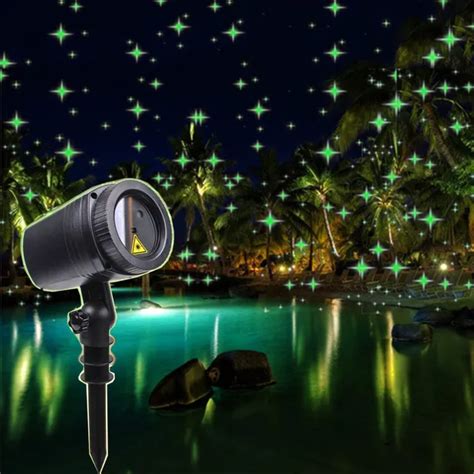 Beiaidi Outdoor Twinkle Star Laser Projector Light Christmas Garden