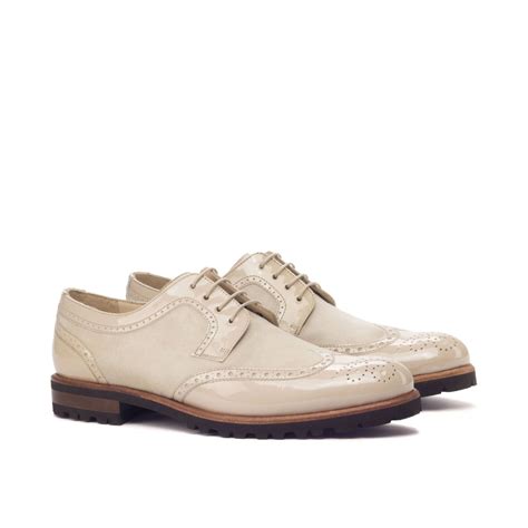 Derby shoes for women full guide pattern/cutting/assembling full step by step tutorial for making derby shoes for wom. Women's Derby Lug Sole - Beige | Custom design shoes ...