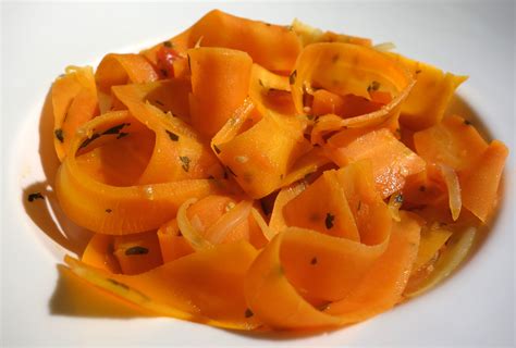 Tagliatelles de carottes