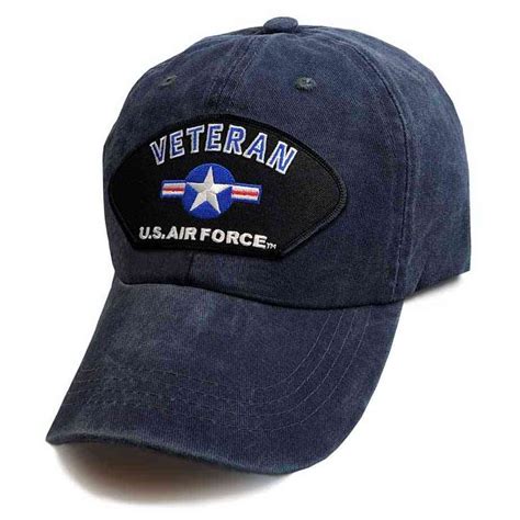 Us Air Force Roundel Veteran Vintage Blue Hat