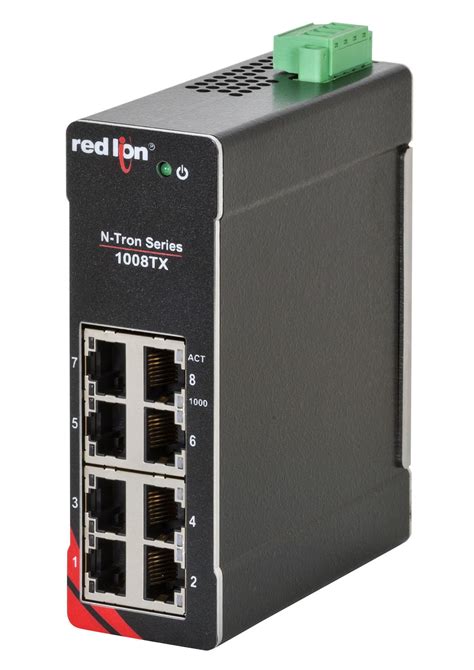 Red Lion N Tron Industrial Ethernet Switch 1008tx 129900 Aud