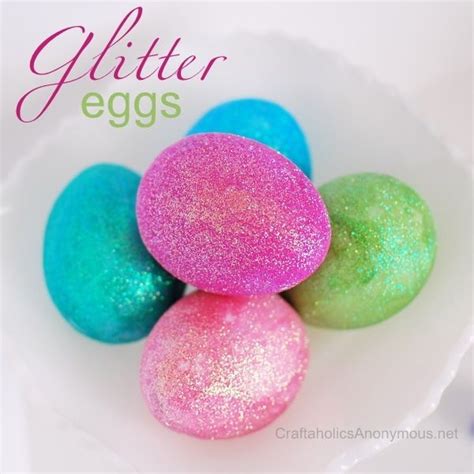 Glitter Easter Eggs Easter Easter Diy