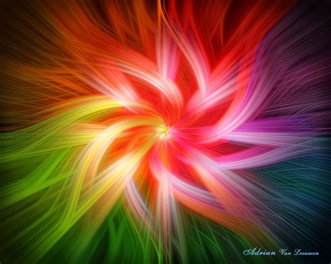 Color Wheel Neon Twirler Photo Abstract Art Abstract Fract Flickr