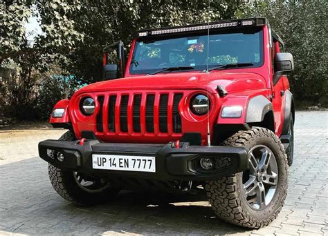 Mahindra Thar Modified Into A Jeep Wrangler Twin